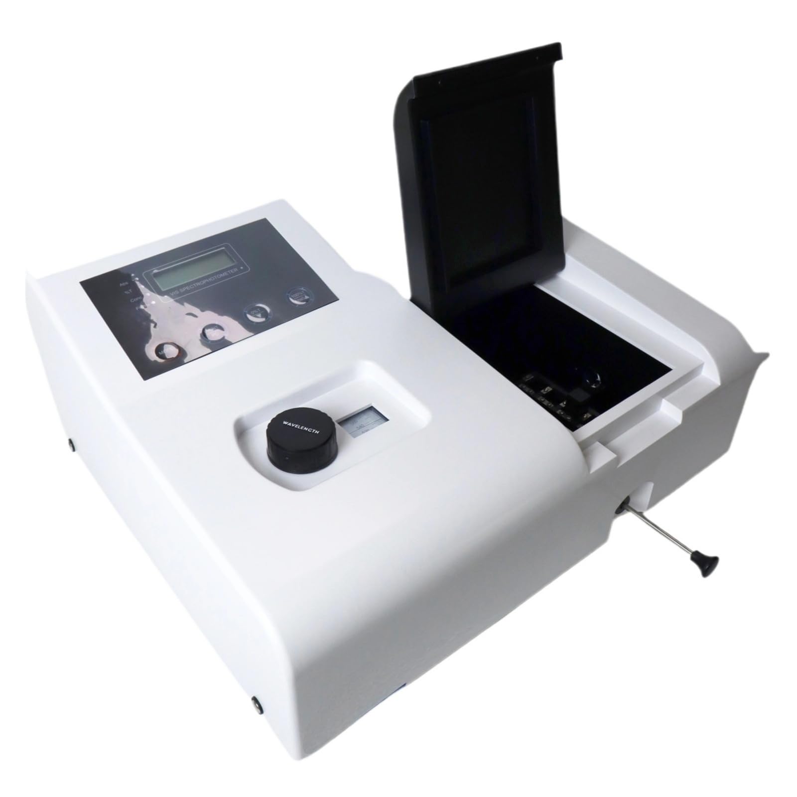 Espectrómetro portátil de doble haz de laboratorio, 320-1020 nm, espectrofotómetro visible UV-Vis
