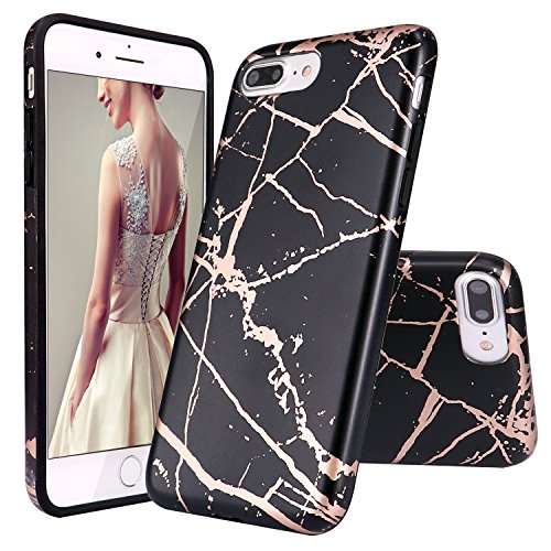 DOUJIAZ Cover iPhone 7 Plus, TPU Gel Silicone