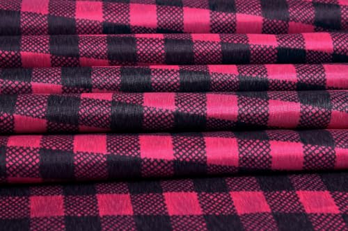 Image of The Furnishing Tree Elastic Oval Dining Table Cover WxL 36x48 in Inches Polyester Checkered Pattern Maroon