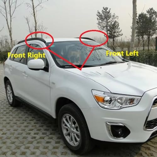 Enjoliveurs de barres de toit pour Mitsubishi ASX : kit de rechange 4 pièces avant-arrière - 2