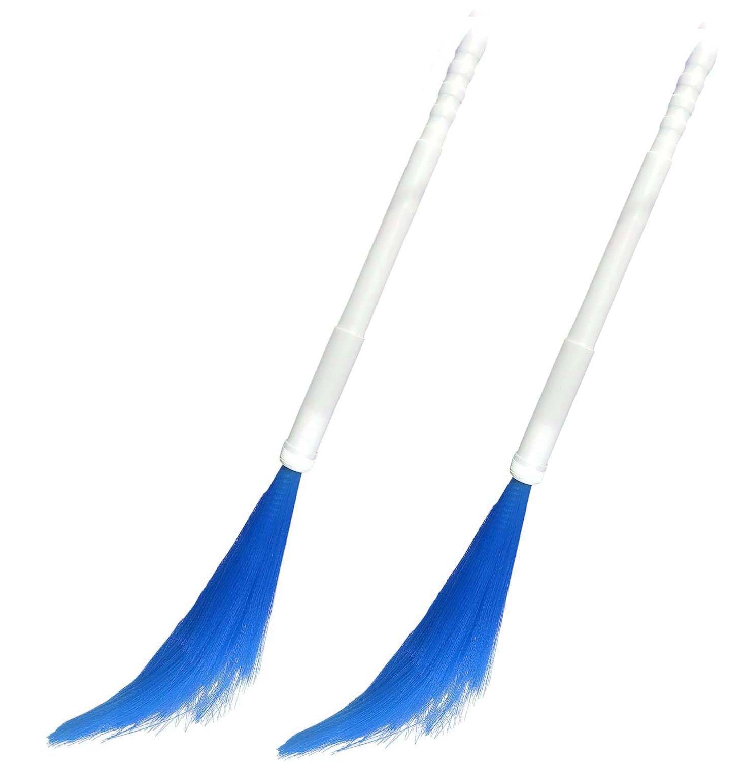 Plastic Broom/Jhadu Wet and Dry Broom, Ideal for Floor Cleaning. (Adjustable Broom/Folding Broom/Traveling Broom) - 39" (Pack of 2) (Blue) (B0DGMTCVQZ) Amazon Price History, Amazon Price Tracker