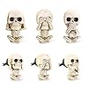 Skull Car Scents Air Fresheners Vent Clips Cool Sugar Skull Gifts Interior Accessories for Women Men Skeleton Decor Car Perfume Halloween Decorations Funny Automotive Stuff Gothic Gifts for Dad Mum #3