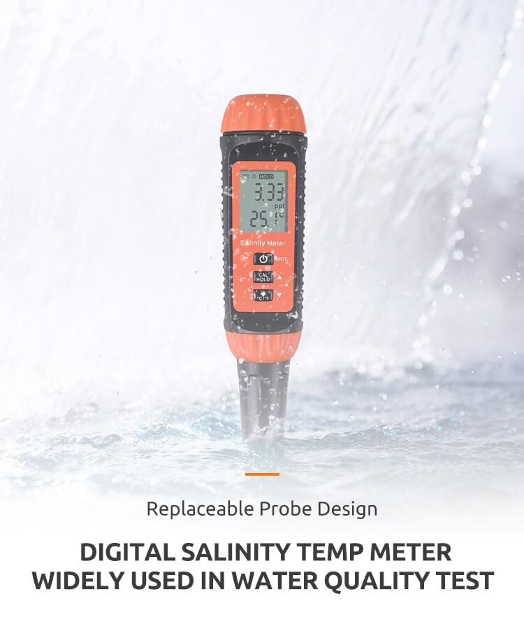 YW-622 Industrial Laboratory Digital Temperature Tester Salinity Measurement Meter