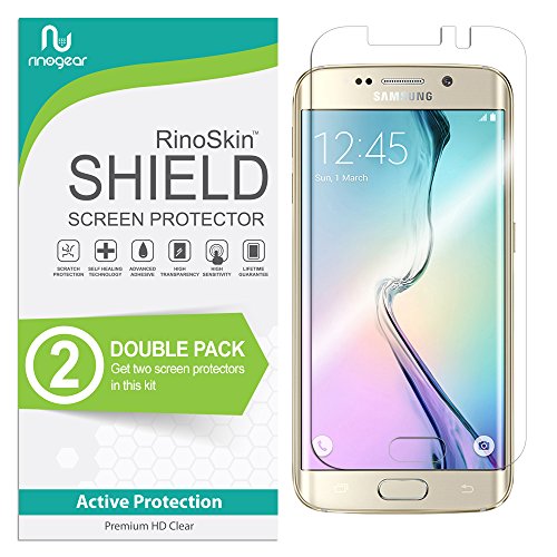 RinoGear (2-Pack Screen Protector for Samsung Galaxy S6 Edge Plus (5.7
