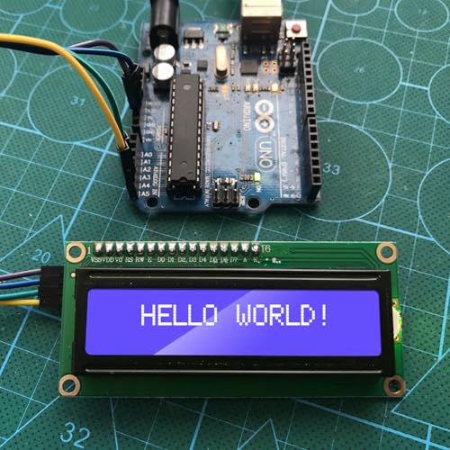 Makerhawk 5 Pcs Lcd Display Module 1602 16X2 Character I2C Display Blue Backlight Lcd Screen For Arduino Raspberry Pi thumb #4