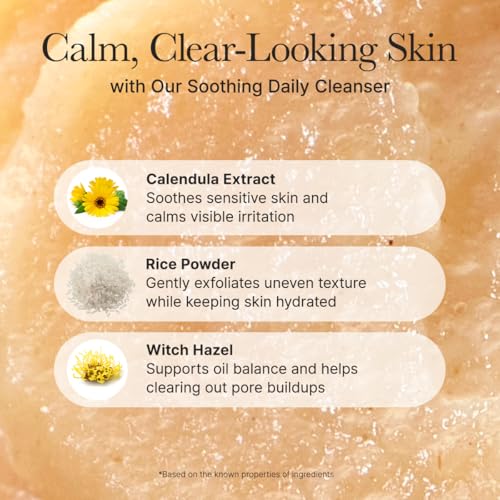 Image of Arencia Calendula Rice Mochi Fresh Cleanser - Moisturizing & Deep-Cleansing (1.76oz)