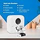 NK tragbare Fotodrucker mit 5 Rollen Thermopapier, multifunktionale Mini-Bluetooth-Drucker für Mobiltelefone, USB-Kabel, kompatibel mit iOS und Android, Weiß