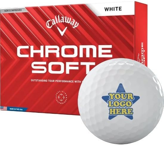 2024 Callaway Golf Chrome Soft Custom Logo Golf Ball