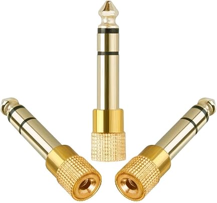 anpro 3pcs Adattatore jack audio nbsp nbsp Contattore 6 5 nbsp mm maschio 3 5 nbsp mm Femmina nbsp nbsp Oro anpro 3pcs Adattatore jack audio nbsp nbsp Contattore 6 5 nbsp mm maschio 3 5 nbsp mm Femmina nbsp nbsp Oro