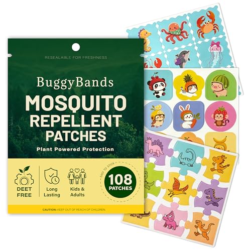 BuggyBands Mosquito Repellent Stickers for Kids