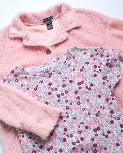 Instagirl Girls' Shirt Jacket Set - 2 Piece Cozy Sherpa Fleece Shacket and T-Shirt - Youth Clothing Set for Girls (7-16)3