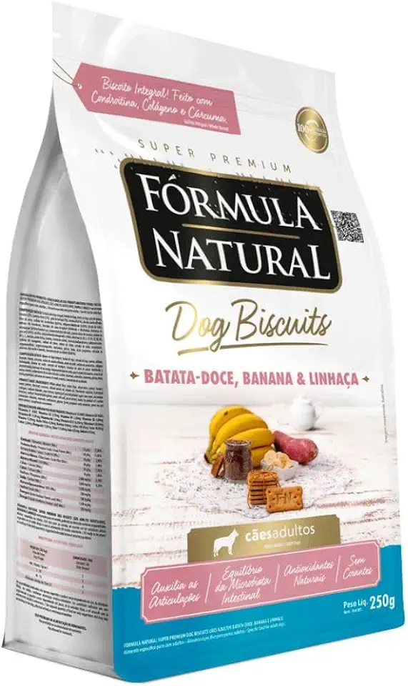 Biscoito Fórmula Natural Pedisco Cachorro Dog Biscuits Batata 250g