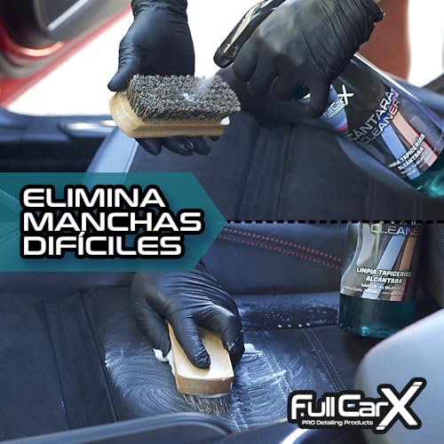 FULLCARX Alcantara Cleaner 750ml Limpiador Alcántara Coche, Limpia Tapicerías Textil, Potente Elimina Manchas Asientos Tapicería, Aroma Fresco Neutraliza Olor, Producto Limpieza Detailing Profesional - imagen 3