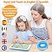PLAY Bilingual Spanish & English Learning Toys for Toddlers 1-3, Kids Interactive Learning Tablet, Childrens Alphabet ABC/Words/Numbers/Colors Learning Pad, Education Toy for Babies 24 Month+