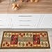 Ottomanson SAR6825-20X59 Sara's Kitchen Runner Rug, 20"X59", Olive Green Vegetables