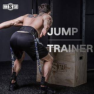 INNSTAR Vertical Jump Trainer Leg Strength Resistance Bands Set for Basketball Triple Jump