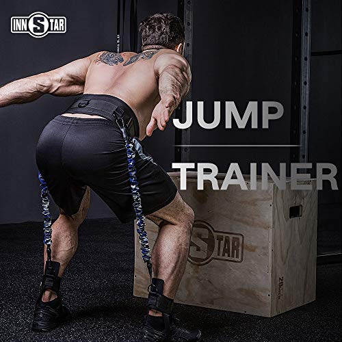 INNSTAR Vertical Jump Trainer Leg Strength Resistance Bands Set for Basketball Triple Jump