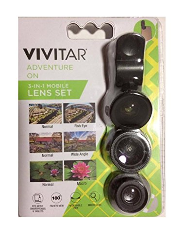 Vivitar Other for Compatible with iPhone 5, 5S, SE, 6, 6S; Samsung 5 6 - Black
