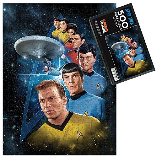Star Trek Among The Stars 500 Piece Jigsaw Puzzle for Adults, 16' L X 21.5' W