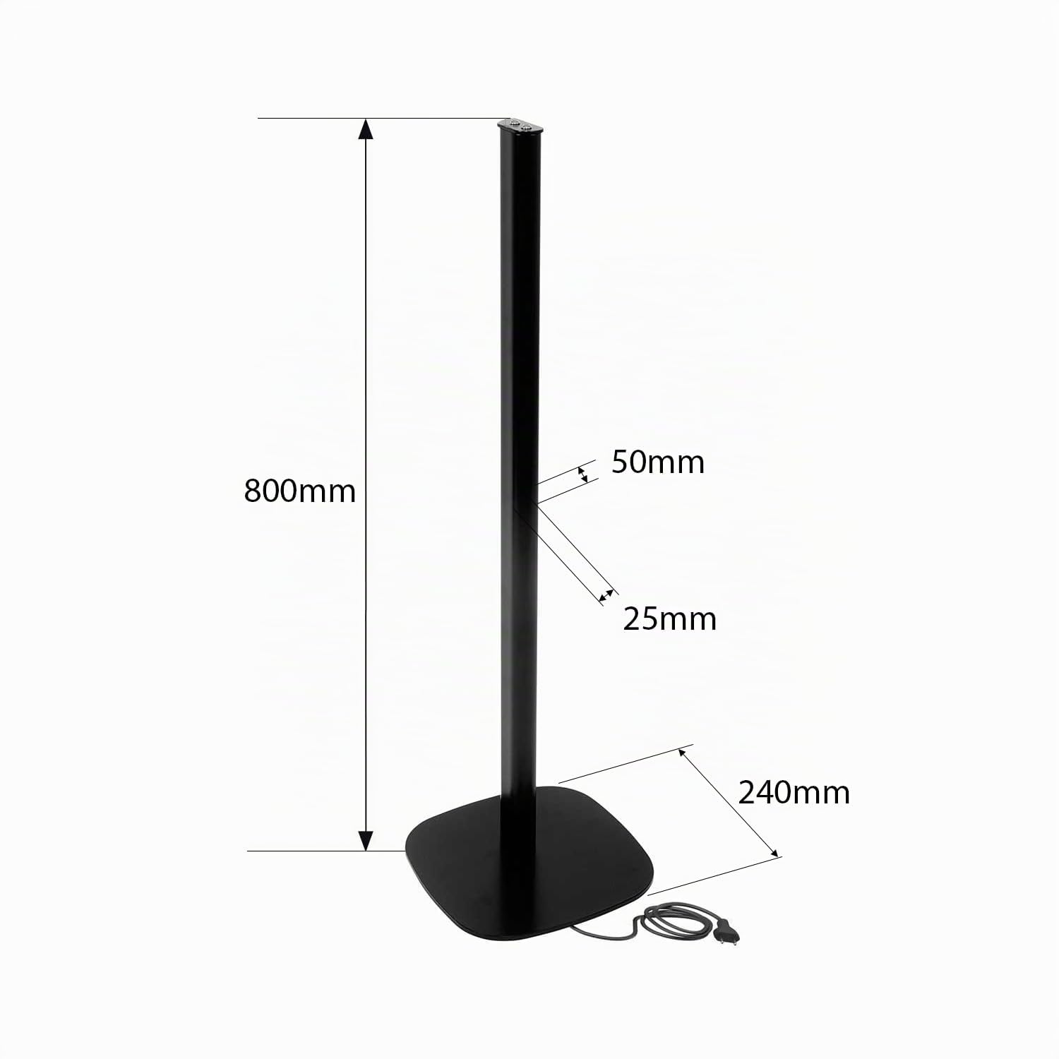 Vebos Support pour Samsung HW-Q995D/HW-Q990D – Support élégant pour haut-parleurs sans fil, une paire en noir pour une expérience sonore époustouflante