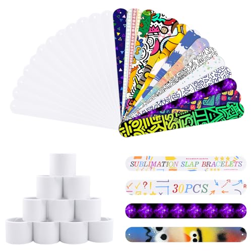 Bracelets Slap à sublimation pour cadeaux d'enfants et anniversaires