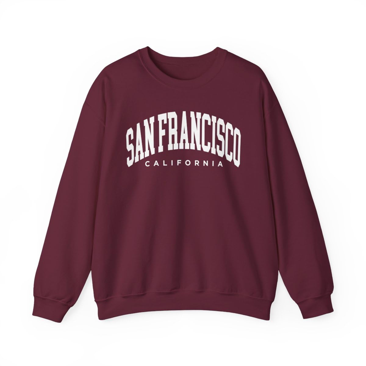 CUSTOMI San Francisco California Adult Unisex Crewneck Sweatshirt