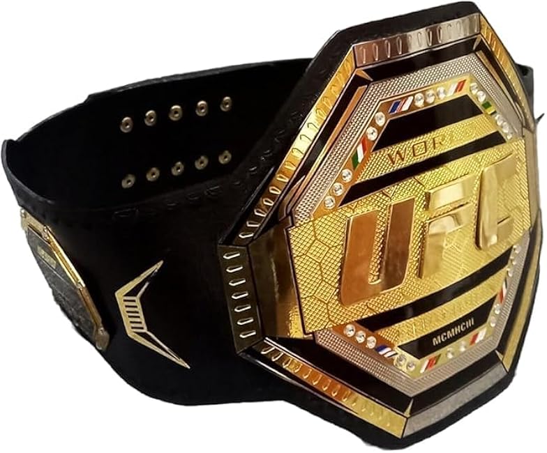 UFC Legacy Championship Title Belt Replica - Adult Size - 52 Inches Length