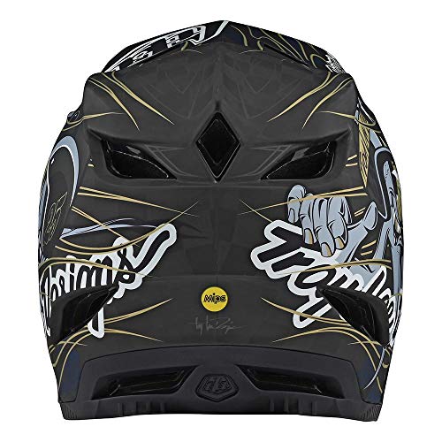 Troy Lee Designs Adult | Limited Edition | Bmx | Downhill Mountain Bike D4 Carbon Eyeball Helmet (Blue, Md) #TOP2