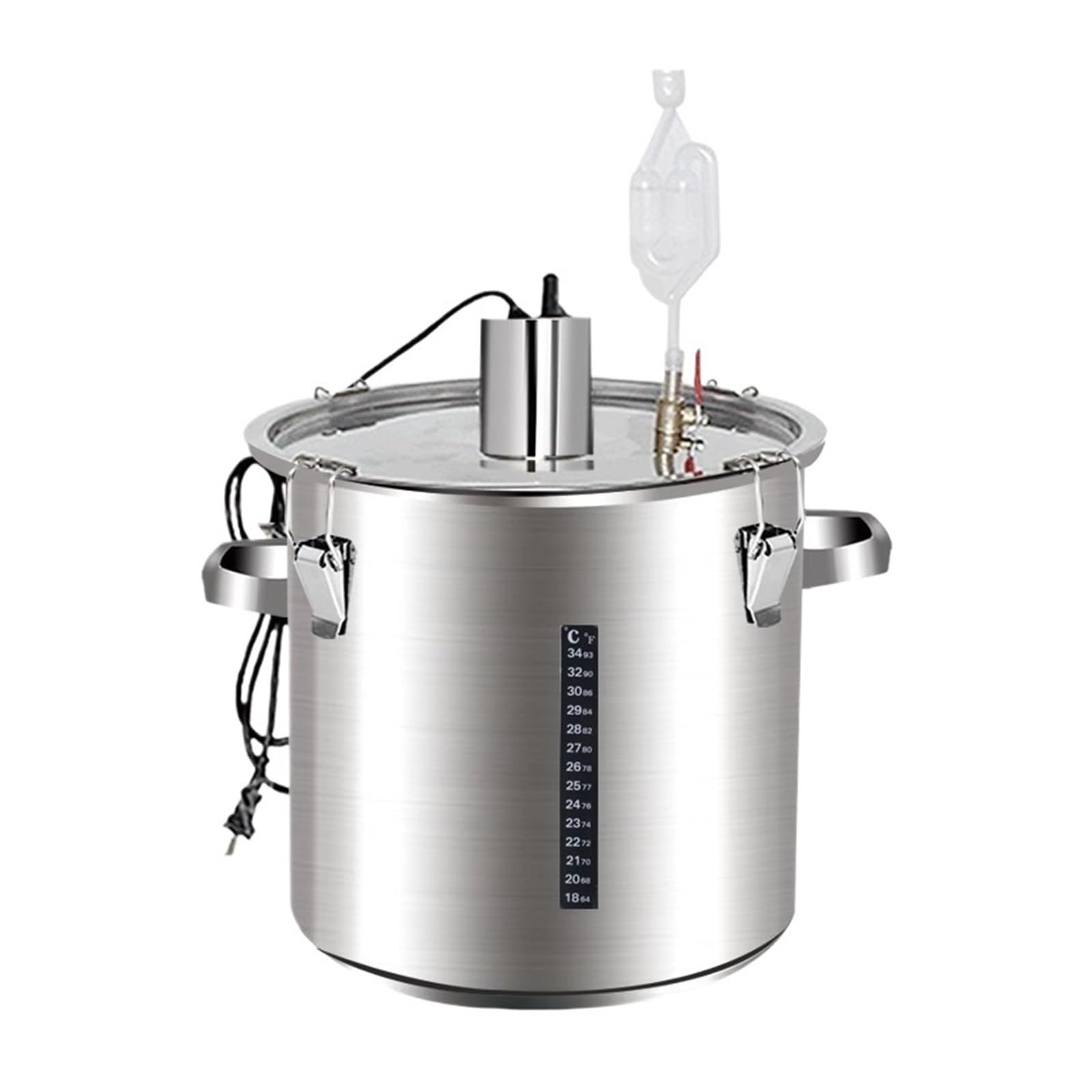 Tanque De Fermentación A Temperatura Constante, Acero Inoxidable, Cubo ElaboracióN De Cerveza AutéNtica(SKU4)