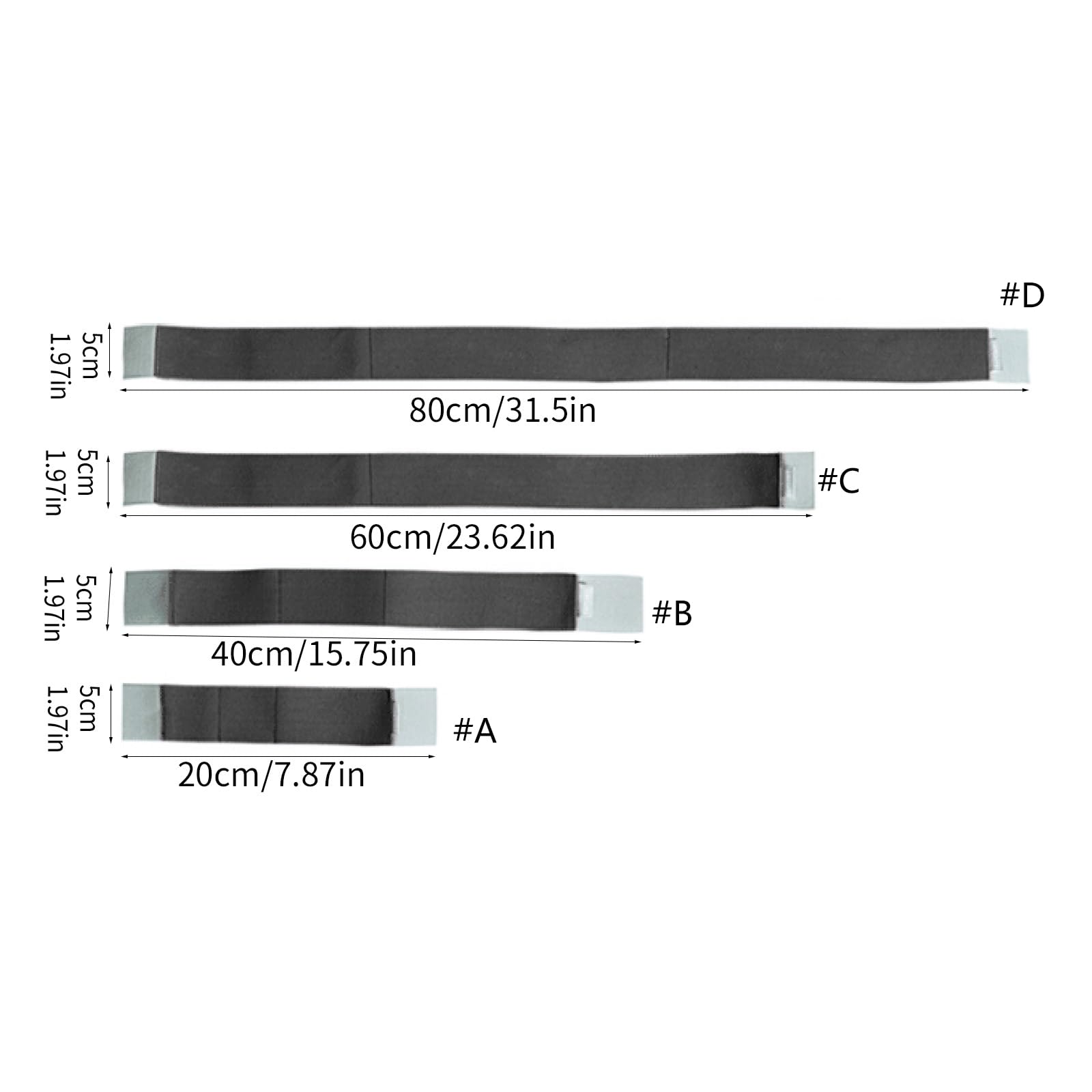 GRABLOOM Adjustable Car Trunk Organizers Car Trunk Elastic Straps Belt Hold Space Saving Solution for Neat Storage Space Saving Trunk Storage