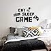 ANBER Video Game Wall Sticker Decal Game Room Decor Children Gift Boys Teens Room Wall Vinyl Decal Lettering Stickers Cool Posters Home Décor