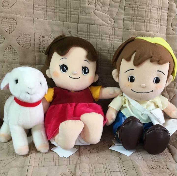 Amazon.co.jp: アルプスの少女ハイジペーターぬいぐるみセット : おもちゃ