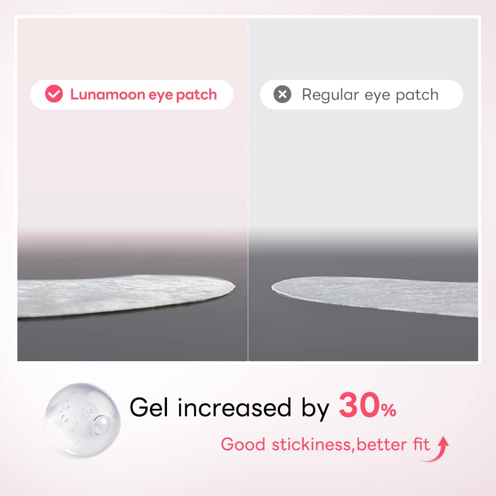 Lunamoon 100 works Eye Pads for Eyelash Extension Eyelash Extension Pads Eyelash Pads Eye Gel Pads for Eyelash Extensions Gel Eye Pads for Extension - Image 2