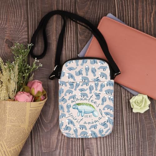 Lywjyb Birdgot Manatee Animal Crossbody Bag Sea Cow Lover Gift Ocean Life Gift Manatee Lover Gift3