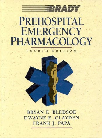 Prehospital Emergency Pharmacology 083596065X Book Cover
