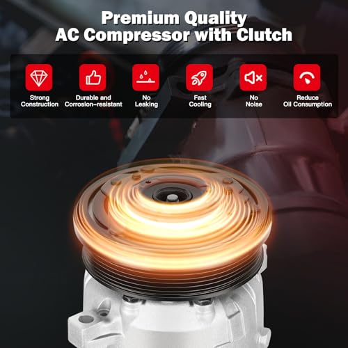 Image of cciyu Air Conditioning Compressor for Chevrolet Impala Lumina Monte Carlo