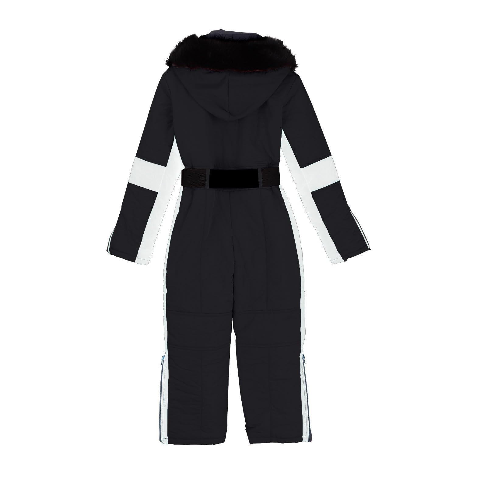 Générique Manches Longues Enfant Doudoune Combinaisons de ski d'hiver Sports de plein Combinaison de neige Manteau à col amovible Combinaison Manches Longues Combinaison De Ski Enfant 8 Ans Fille