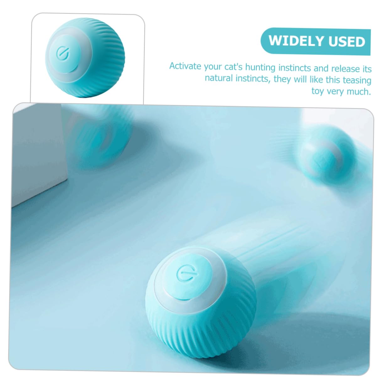 Kisangel 4pièces Boule Électrique Intelligente pour Chats Jouet Autonome Catnip Et Rechargeable pour Amusement Intérieur des Chats
