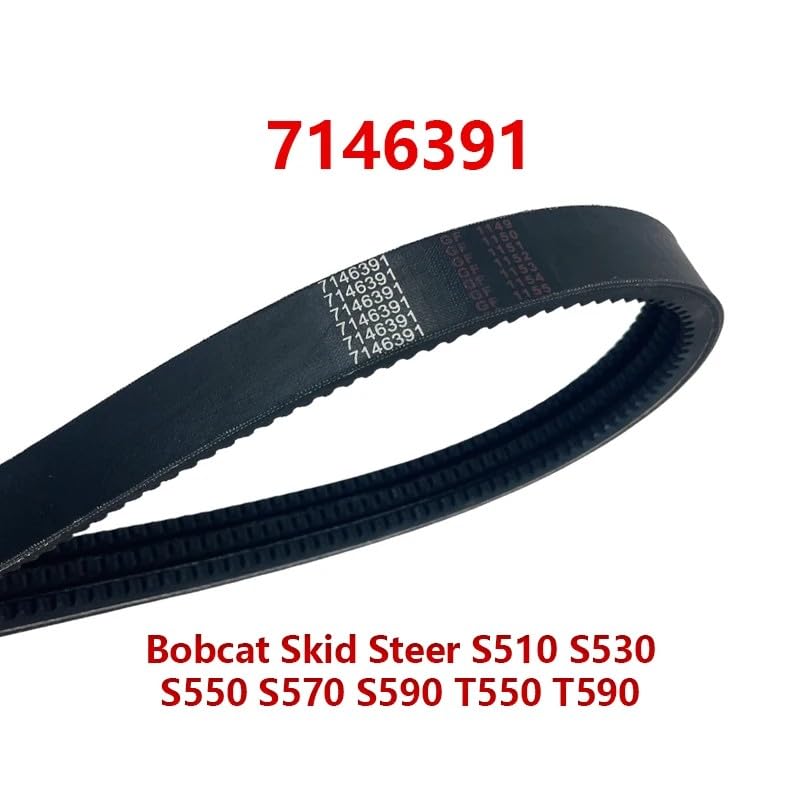7146391 Drive Belt Compatible with Bobcat S550 S530 S510 S590 S570 T590 T550