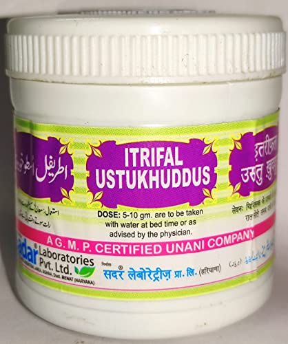 Sadar Dawakhana Itrifal Ustukhuddus (250g pack of 2) comes with shandaar Rose Water