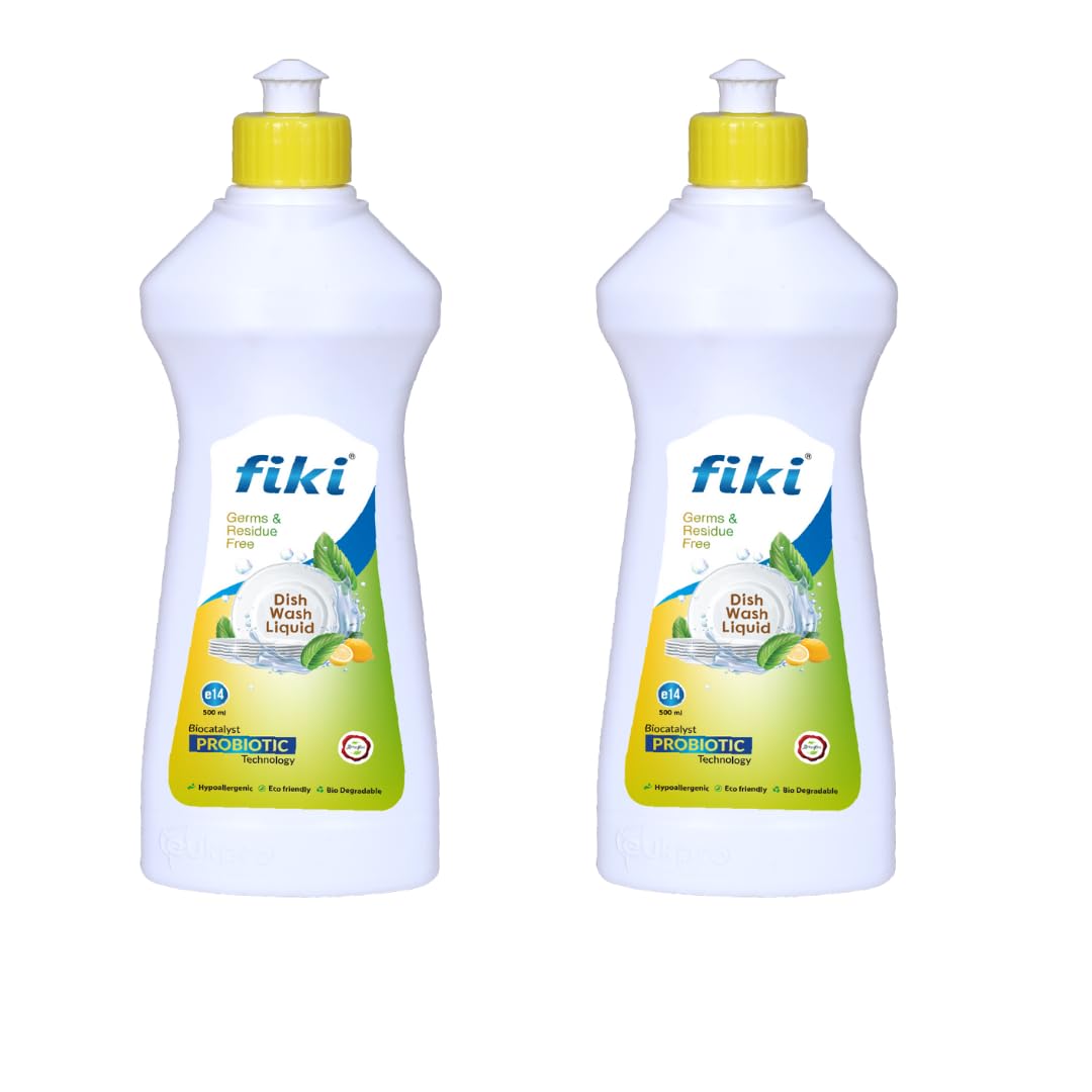 FIKI - E14 DISHWASH LIQUID | DISHWASH GEL | 500ML | pack of 2 (B0C55GRPCJ) Amazon Price History, Amazon Price Tracker