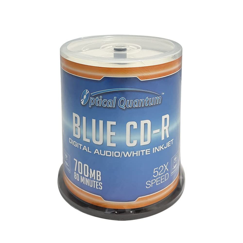 Amazon.com: Optical Quantum Digital Audio Music 700MB 52x Blue AZO