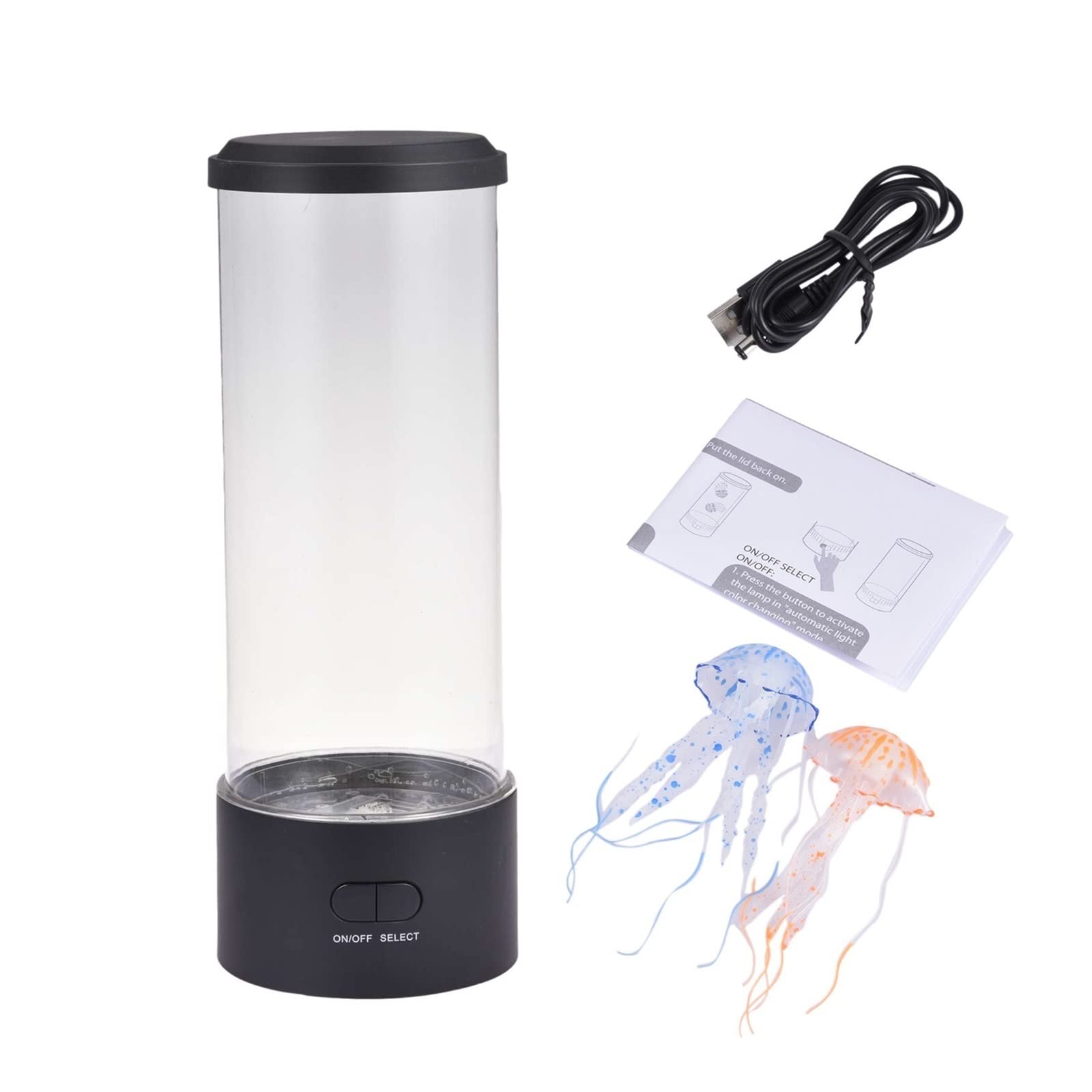 medusa lampada LED Medusa Lava Lampada Colorata Camera Da Letto Luce Notturna Simulazione Medusa Acquario Serbatoio Luce Per Casa Camera Da Letto Ufficio Decor