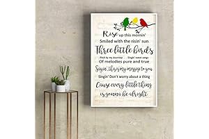 Three Little Birds Retro Art Wall Decor