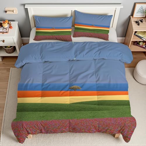 Housse de couette zippée 90x190 anti-glissement microfibre - 3