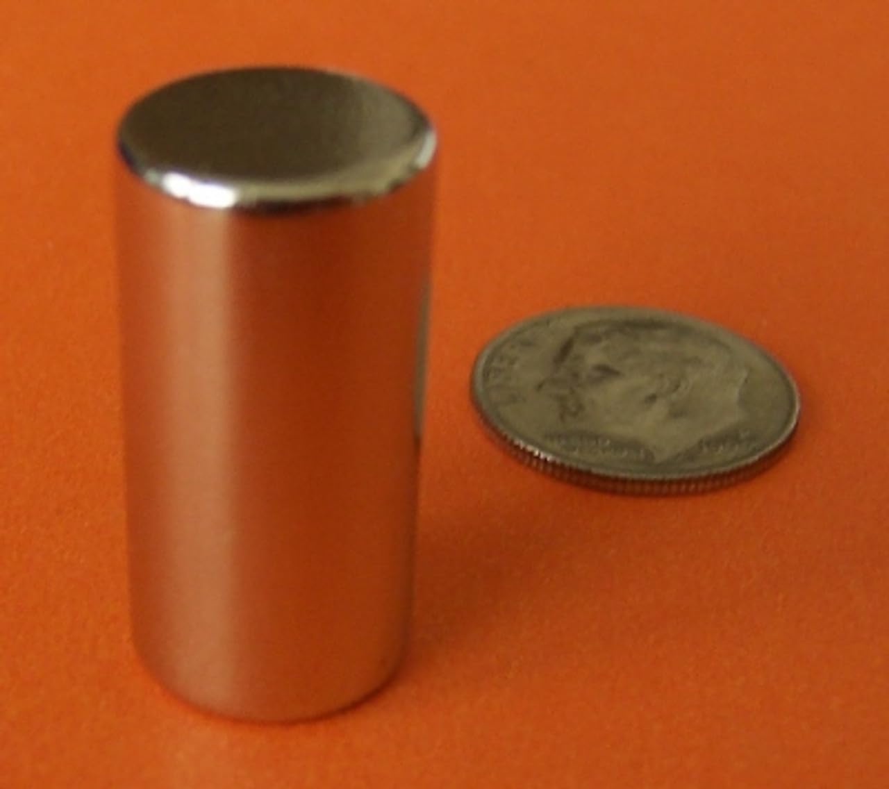 Super Strong 4pc Neodymium 1/2 x 1 Permanent Magnet disc, The World’s Most Powerful Rare Earth Magnets (13mm x 26mm)