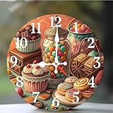 Facile à lire: Sans verre ni cadre, ces horloges murales silencieuses sont dotées de chiffres arabes bien visibles qui permettent de lire l'heure clairement, même à distance, et offrent une lisibilité optimale sous tous les angles. Vous n'avez plus à vous soucier des reflets qui pourraient gêner la lecture de l'heure.