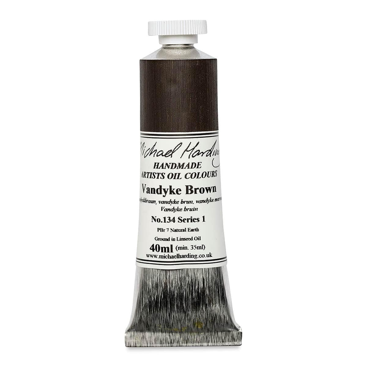 Michael Harding Vandyke Brown : Oil Colour : 40Ml