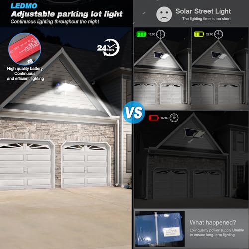 LEDMO LED Parking Lot Lights Adjustable Trunnion Mount 200W Dusk to Dawn Outdoor Lighting with Photocell Flood Area Lights 5000K Commercial Wall Mount IP65 Led Shoebox Lights by ledmo - Image 6