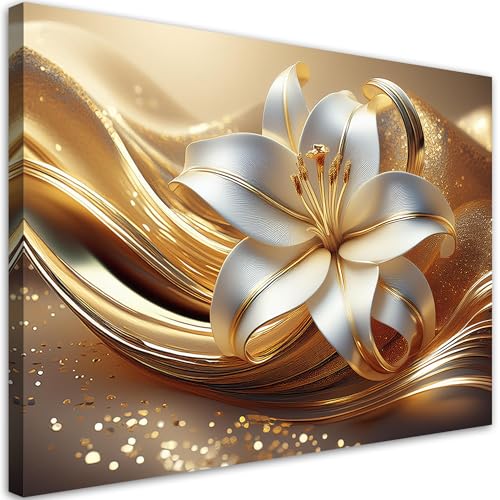 Poster mural Fleur de lys Glamour pour tableau moderne et décoration maison